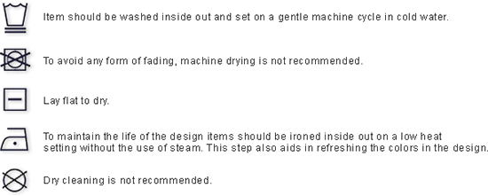 Washing Instructions for Digital Printing