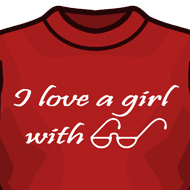 I love a girl with glasses