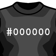 Black hex Value shirt design