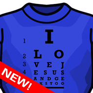 Eye chart Jesus